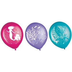 The Little Mermaid Latex Balloons