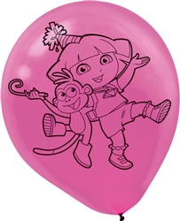 Dora's Flower Adventure 12 inch Latex Balloons