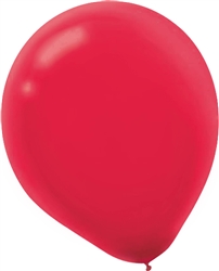 Red 5 Inch Latex Balloons - 50 Count