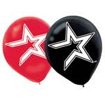 Astros Latex Balloons - 6 Pack