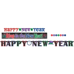 Happy New Year MultiColor Banner Multi Pack