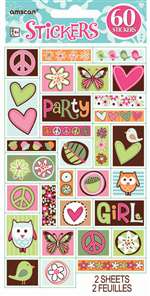 Hippie Chick Sticker Sheets