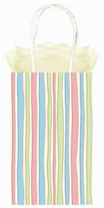 Vanilla Stripe Cub Bag