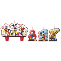 Mickey Mouse On The Go Birthday Candles