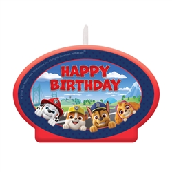 Paw Patrol Adventures Birthday Candle