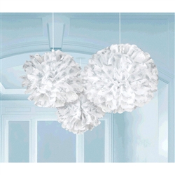 SNOWFLAKE FLUFFY DECORATIONS