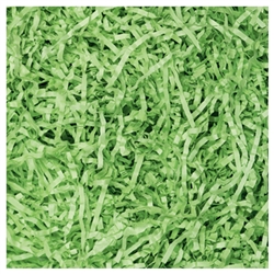 Lime Green Paper Crinkled Shreds - 2oz.