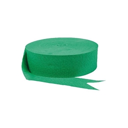 Green 500 Feet Crepe Paper Streamer