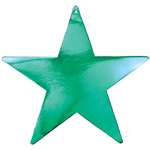 Green Foil Star Cutout - 5 inch