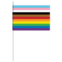 Pride LGBTQ Handheld Rainbow Flag