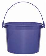 Plastic Bucket With Handle - Purple