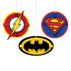 Justice League United Honeycomb Hanging Decorations