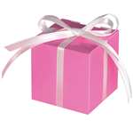 Bright Pink Favor Boxes 100 Count