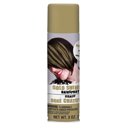Gold Colored Hair Spray
