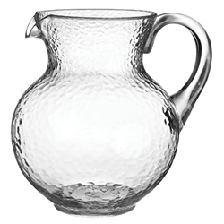 Margarita Pitcher - Clear Hammered 90.5 Ounce