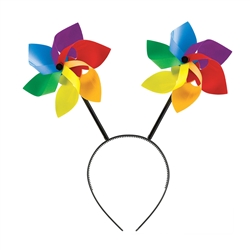 Rainbow Pinwheel Headbopper