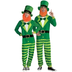 St. Patrick's Day Zipster Adult Costume - Small/Medium