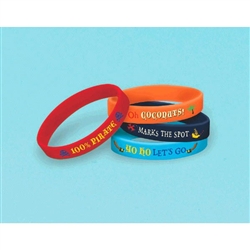 Jake and the Never Land Pirates Rubber Bracelets Favors