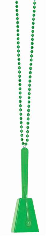 Green Clacker Necklaces