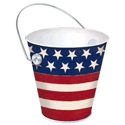 Americana Metal Bucket