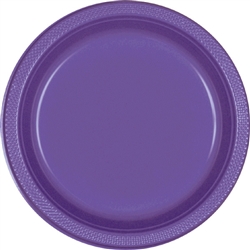 New Purple 9in.  Plastic Plates