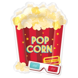 Movie Night Popcorn Plate