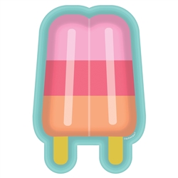 Just Chillin' Popsicle Shaped 7" Plates