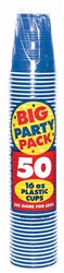 Bright Blue 12Oz Cup Party Pack 50Ct