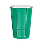 Green 16Oz Cups Party Pack - 50Ct