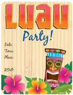 Luau Fun invitation