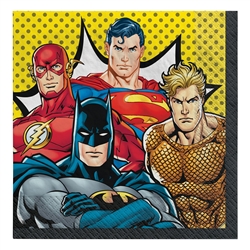 Justice League Heroes Unite Luncheon Napkins