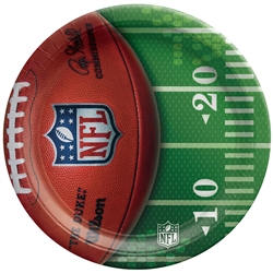NFL Drive - Silver 7 Inch Party Plates