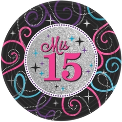 Mis Quince Prismatic Plates (9 in)