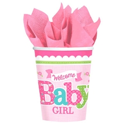 Welcome Little One Girl 9oz Cup