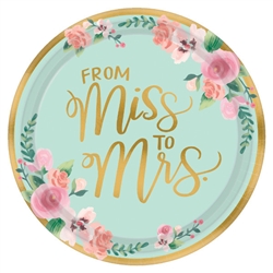 Mint To Be 10.5 Inch Metallic Paper Plates