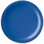 Royal Blue 7  Plates Party Pack - 50Ct