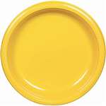 Yellow Sunshine 10in.  Plates Party Pack - 50Ct