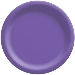 New Purple 6.75 Inch Paper Plates - 20 Count