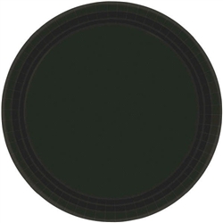 Black Luncheon Paper Plates 9in. - 20 Ct
