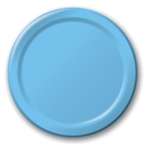 Pastel Blue Luncheon Paper Plates 9in.in -20 Ct