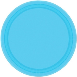 Caribbean Blue 9in Paper Plates