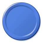 Royal Blue Luncheon Paper Plates 8.5 Inch - 20 Count