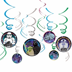 Star Wars Adventures Foil Swirls Decorations Value Pack