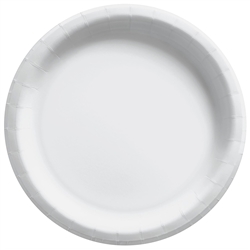 White Dinner Paper Plates 10 Inch - 20 Count