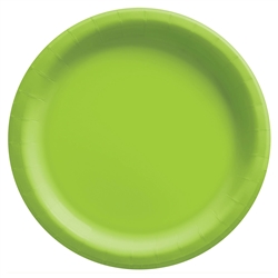 Kiwi Green Dinner Paper Plates 10 Inch - 20 Count