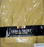 Gold Tableskirt
