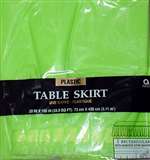 Kiwi Tableskirt Plastic