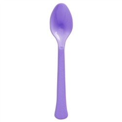 New Purple Heavy Weight Spoons - 20 Count