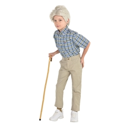 Old Man Pops Child Wig - 100th Day of School