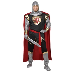 Brave Crusader Knight Adult Plus Sized Costume